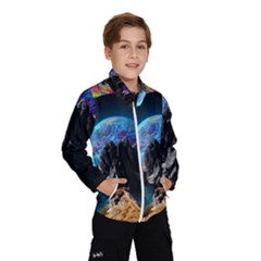 Aesthetic Psychedelic Drawings Art Acid Space Kids  Windbreaker by Cendanart