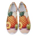 Fruit Pattern Apple Abstract Food Women s Slip On Sneakers View1