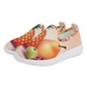 Fruit Pattern Apple Abstract Food Women s Slip On Sneakers View2