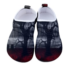 Grave Yard Dark Fantasy Trees Women s Sock-style Water Shoes by Cemarart