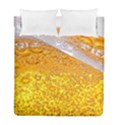 Liquid Bubble Drink Beer With Foam Texture Duvet Cover Double Side (Full/ Double Size) View1