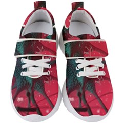 Coronavirus Corona Virus Kids  Velcro Strap Shoes by Cemarart