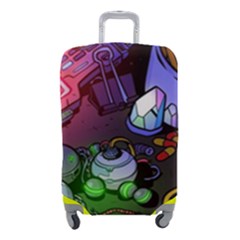 Graffiti Corazones Kingdom Saga Super Luggage Cover (small) by Cemarart