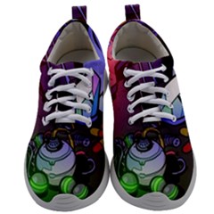 Graffiti Corazones Kingdom Saga Super Mens Athletic Shoes by Cemarart