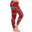 Summer Watermelon Fruit Classic Winter Leggings View3