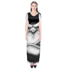 Png Huod Short Sleeve Maxi Dress by saad11