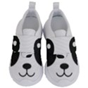 Cute Panda Love Animal Kids  Velcro No Lace Shoes View1