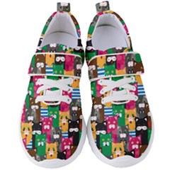 Cat Funny Colorful Pattern Women s Velcro Strap Shoes by Grandong