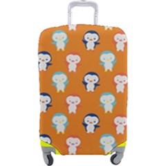 Cute Penguin Funny Pattern Luggage Cover (large) by Grandong