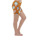 Cute Penguin Funny Pattern Lightweight Velour Yoga Shorts View3