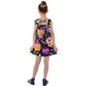 Fun Halloween Monsters Kids  Cross Back Dress View2