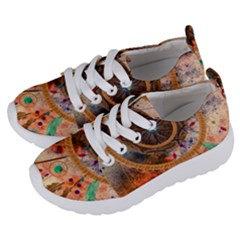 Dream Catcher Colorful Vintage Kids  Lightweight Sports Shoes by Cemarart