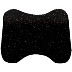 Simple Starry Sky, Alone, Black, Dark, Nature Head Support Cushion by nateshop