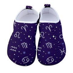 Zodiac Symbols Sign And Stars Pattern Seamless Pattern Women s Sock-style Water Shoes by Cemarart