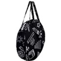 Knowledge Drawing Education Science Giant Round Zipper Tote View3