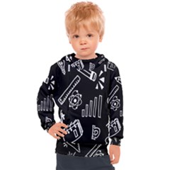 Knowledge Drawing Education Science Kids  Hooded Pullover by Proyonanggan