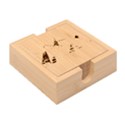 Pyramids Egypt Pyramid Desert Sand Bamboo Coaster Set View2