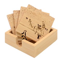 Ancient Egyptian Art Egypt Bamboo Coaster Set by Proyonanggan