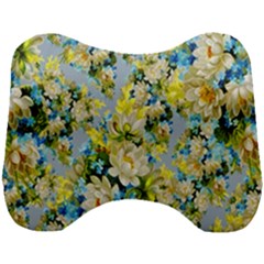 Background-flowers Head Support Cushion by nateshop