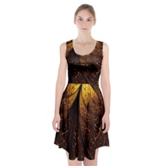 Gold, Golden Background Racerback Midi Dress by nateshop