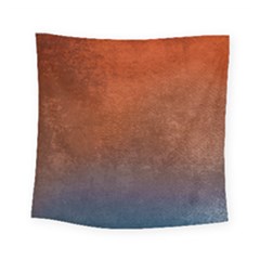 Orange To Blue, Abstract, Background, Blue, Orange, Square Tapestry (small) by nateshop