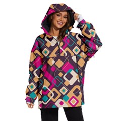 Colorful Abstract Background, Geometric Background Women s Ski And Snowboard Jacket by nateshop