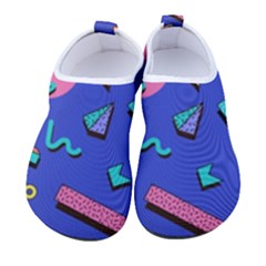 Geometric Shapes Material Design, Lollipop, Lines Kids  Sock-style Water Shoes by nateshop