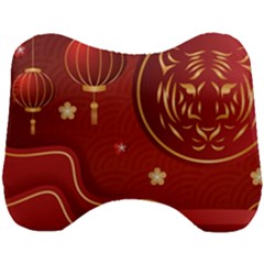 Holiday, Chinese New Year, Head Support Cushion by nateshop