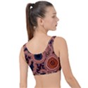 Authentic Aboriginal Art - Pathways The Little Details Bikini Top View2