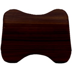 Dark Brown Wood Texture, Cherry Wood Texture, Wooden Head Support Cushion by nateshop