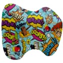 Comic Elements Colorful Seamless Pattern Head Support Cushion View3