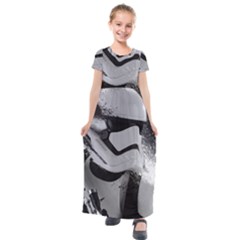 Stormtrooper Kids  Short Sleeve Maxi Dress by Cemarart