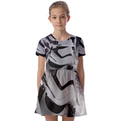 Stormtrooper Kids  Short Sleeve Pinafore Style Dress by Cemarart