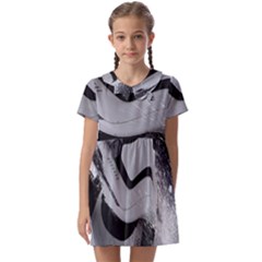 Stormtrooper Kids  Asymmetric Collar Dress by Cemarart