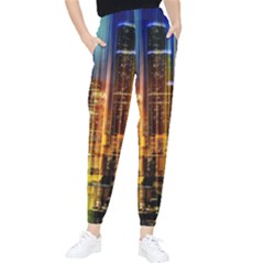 Skyline Light Rays Gloss Upgrade Women s Tapered Pants by Cemarart