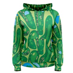 Golf Course Par Golf Course Green Women s Pullover Hoodie by Cemarart