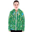 Golf Course Par Golf Course Green Women s Zipper Hoodie View1