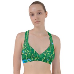 Golf Course Par Golf Course Green Sweetheart Sports Bra by Cemarart