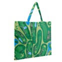 Golf Course Par Golf Course Green Zipper Large Tote Bag View2