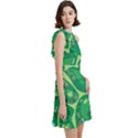 Golf Course Par Golf Course Green Cocktail Party Halter Sleeveless Dress With Pockets View3