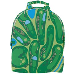 Golf Course Par Golf Course Green Mini Full Print Backpack by Cemarart