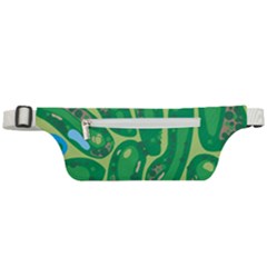 Golf Course Par Golf Course Green Active Waist Bag by Cemarart