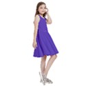 Ultra Violet Purple Kids  Skater Dress View3