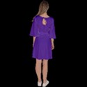 Ultra Violet Purple Velour Kimono Dress View4