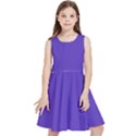 Ultra Violet Purple Kids  Skater Dress View1