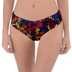 Hexagon Honeycomb Pattern Design Reversible Classic Bikini Bottoms by Ndabl3x