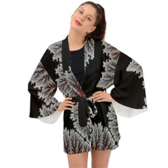 Math Formula Long Sleeve Kimono by Bedest