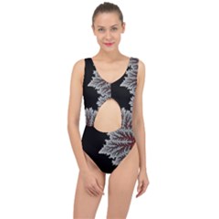 Foroest Nature Trippy Center Cut Out Swimsuit by Bedest