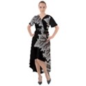 Astrology Surreal Surrealism Trippy Visual Art Front Wrap High Low Dress View1