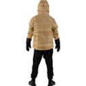 Light Wooden Texture, Wooden Light Brown Background Men s Zip Ski and Snowboard Waterproof Breathable Jacket View4